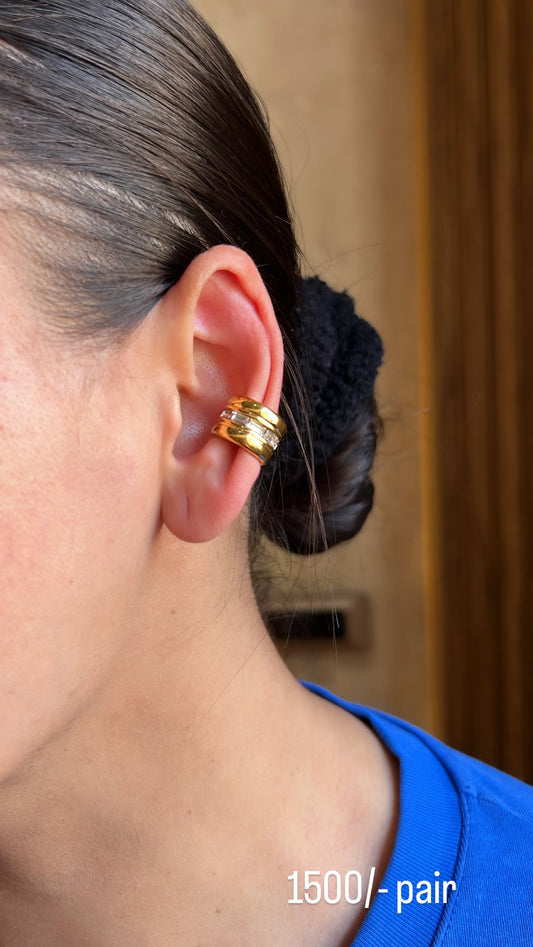 Baguette EarCuff - Pair