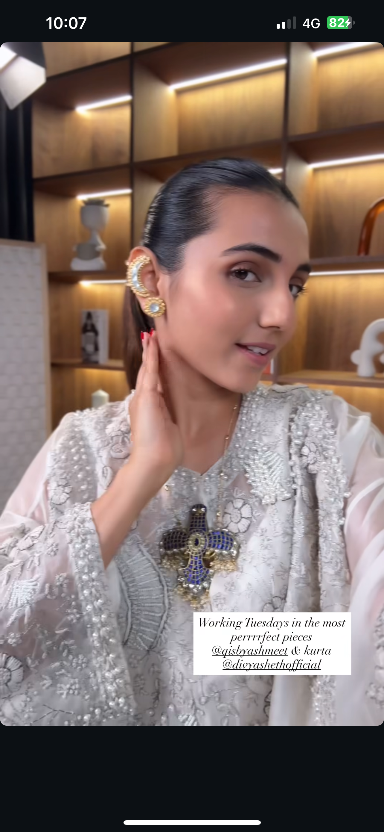 Masoom Stud & Earcuff Set