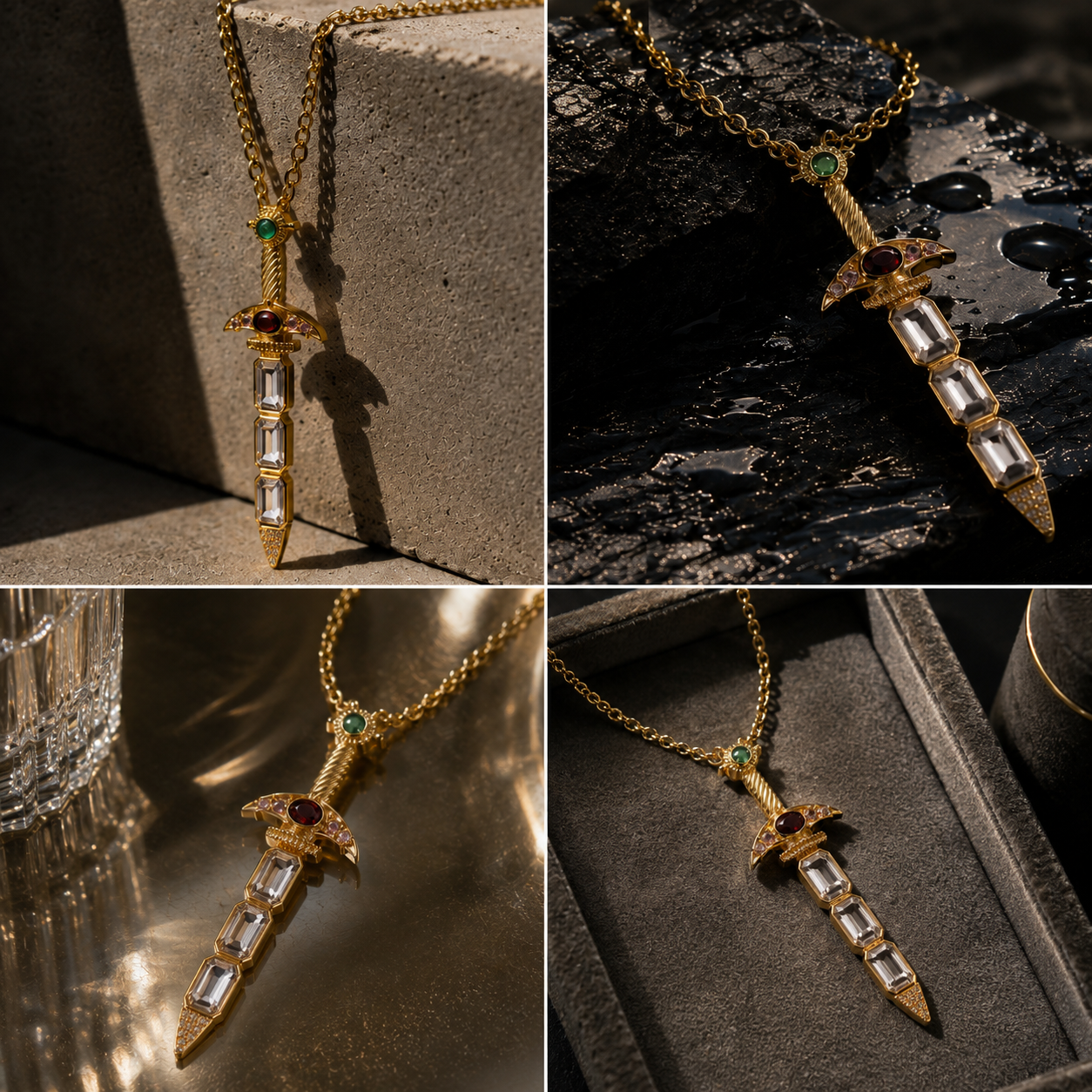 Stellar Dagger Necklace