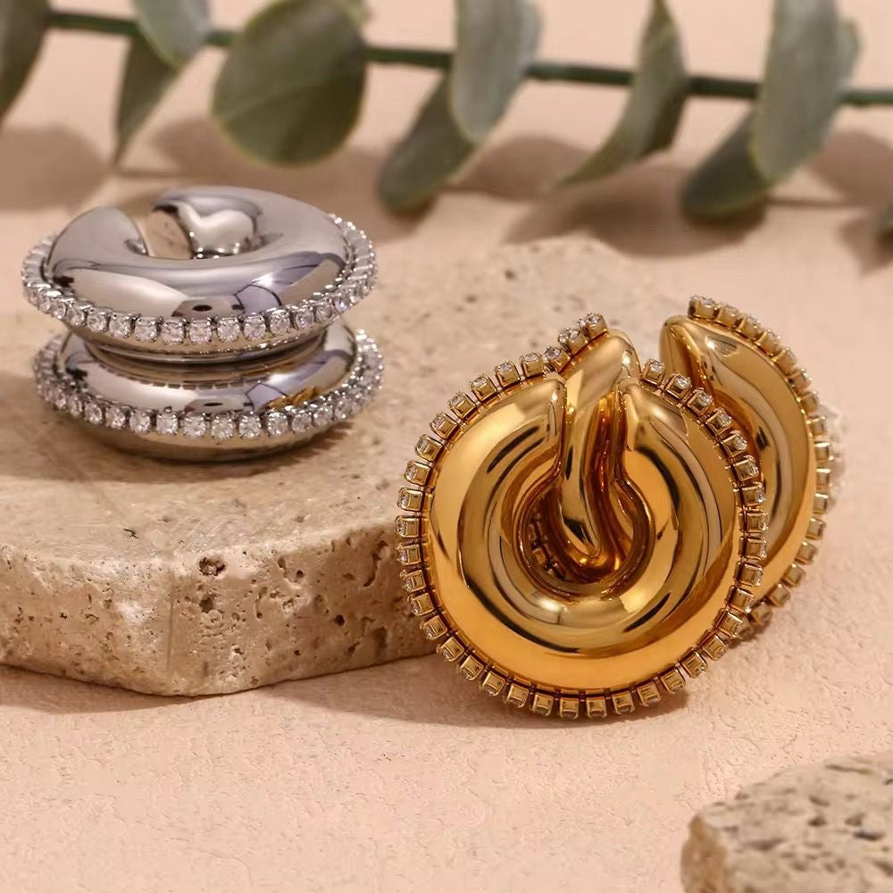 Soho Studded Cuffs / Hoops