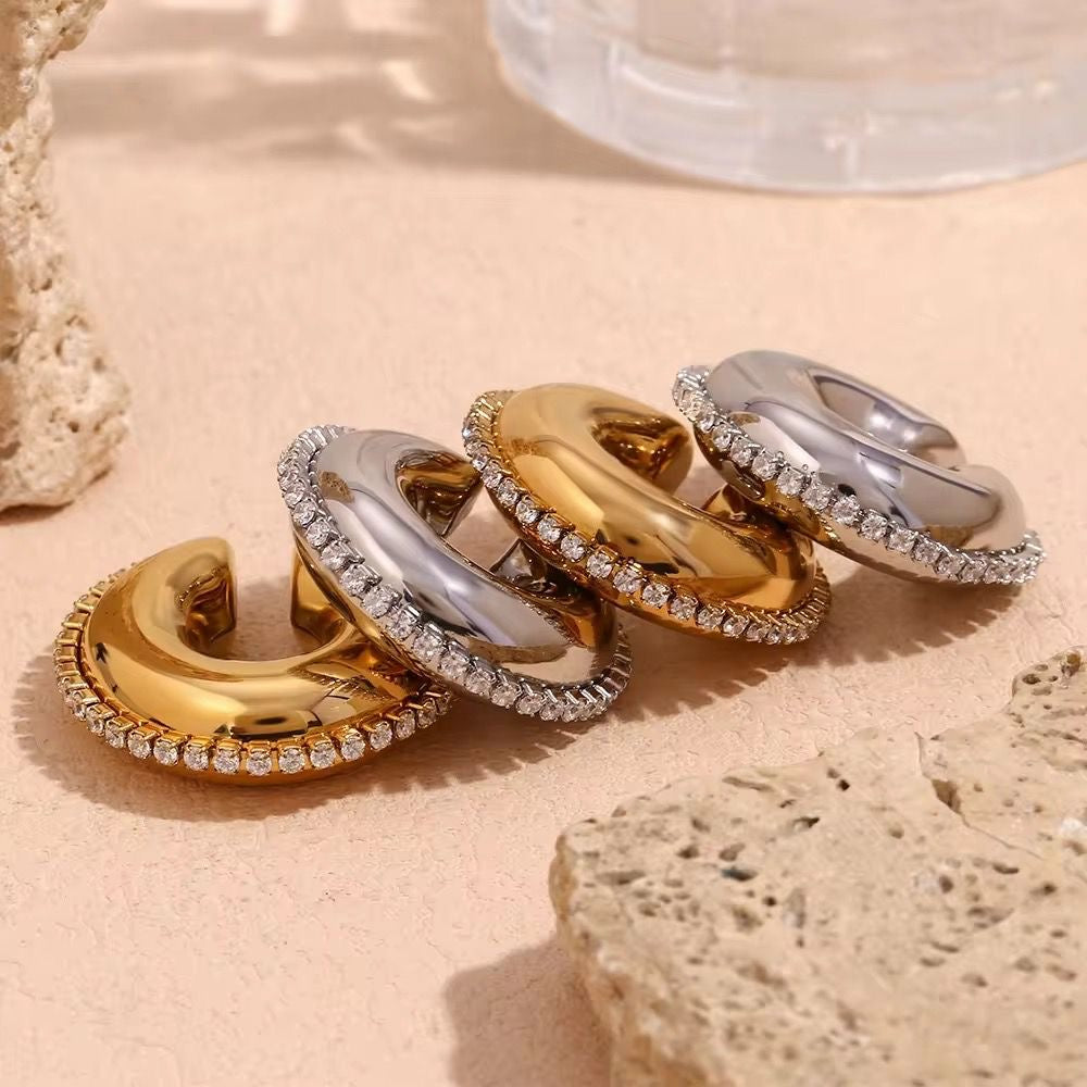 Soho Studded Cuffs / Hoops