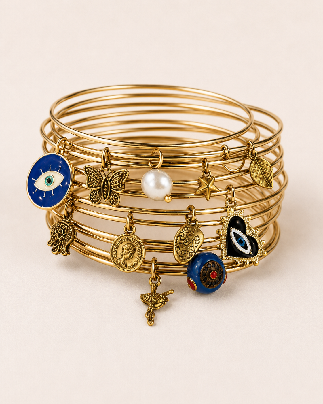 Golden Charm Stacks