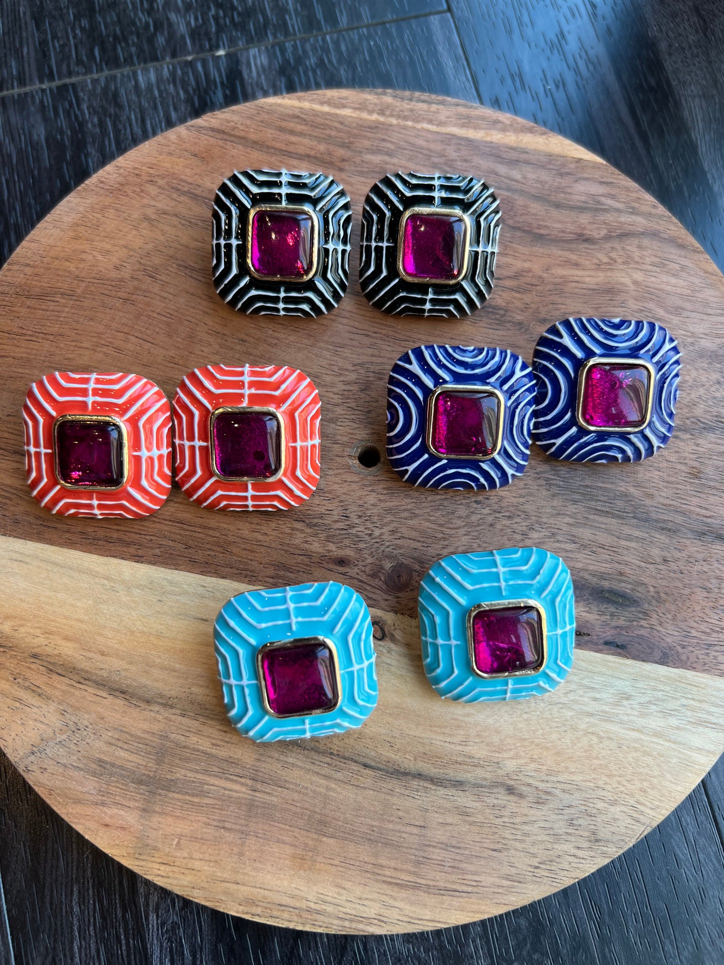 Enamel Candy Studs