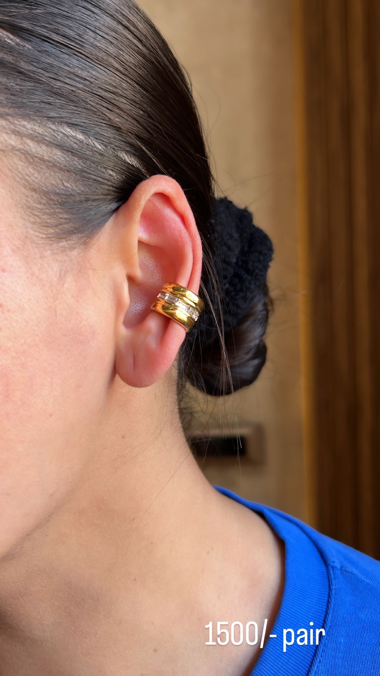 Baguette EarCuff - Pair