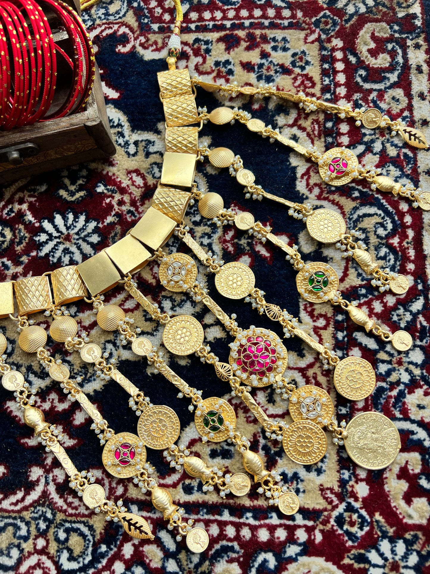Phulkari Choker
