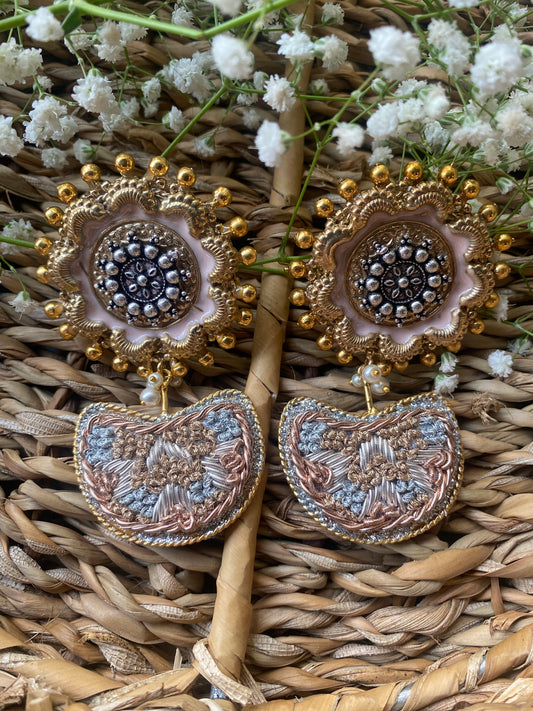 Zardozi Dangler Earring