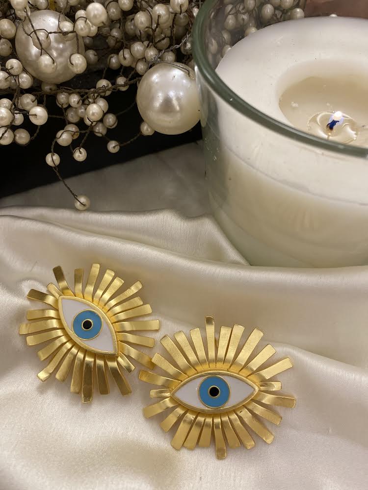 Statement Bad Eyes Studs Earrings