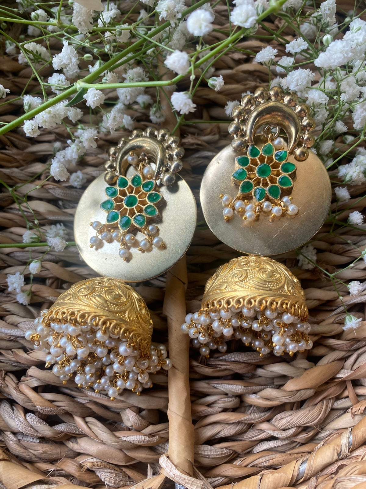 Ektara Jhumka Earrings