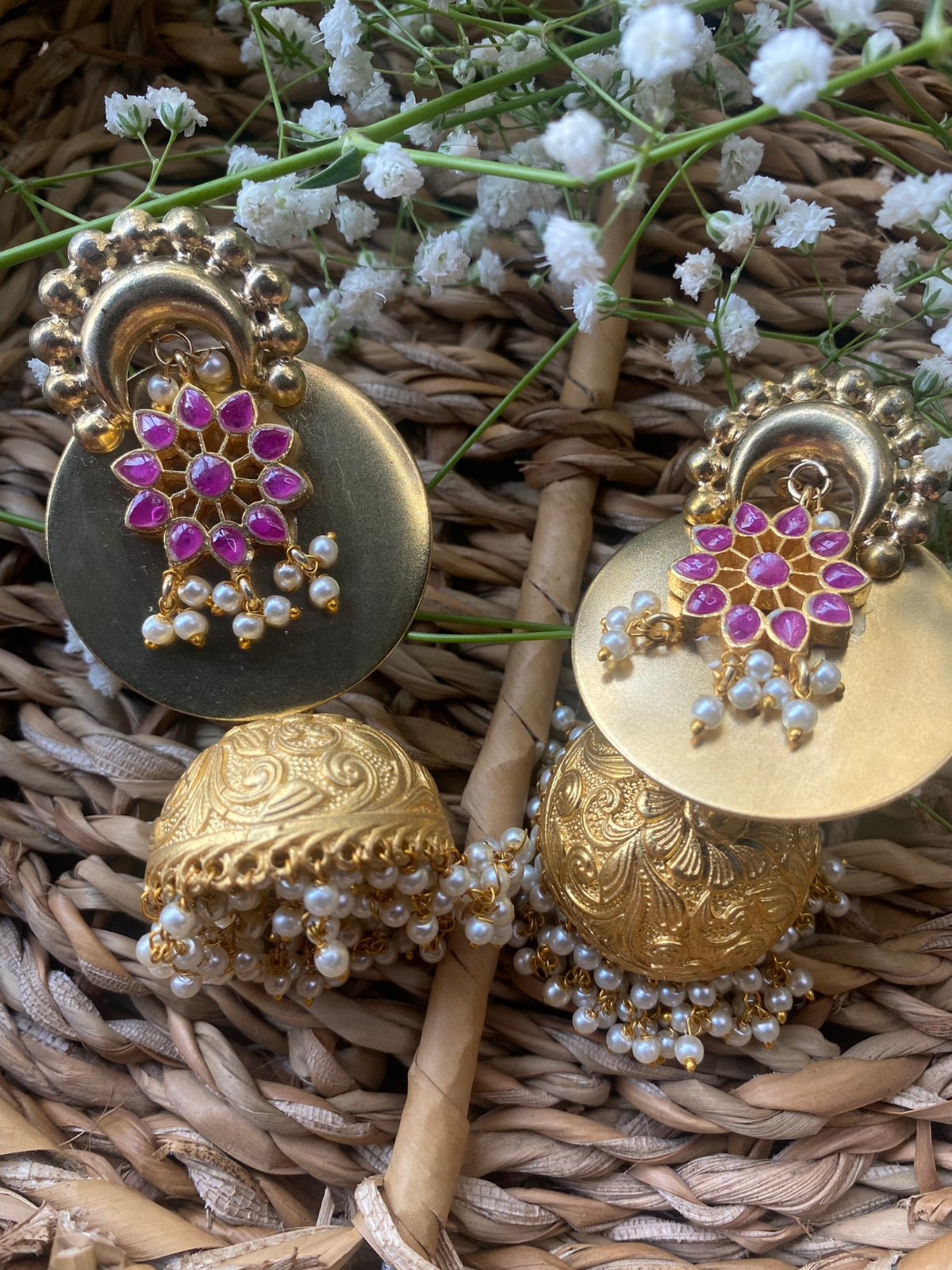 Ektara Jhumka Earrings